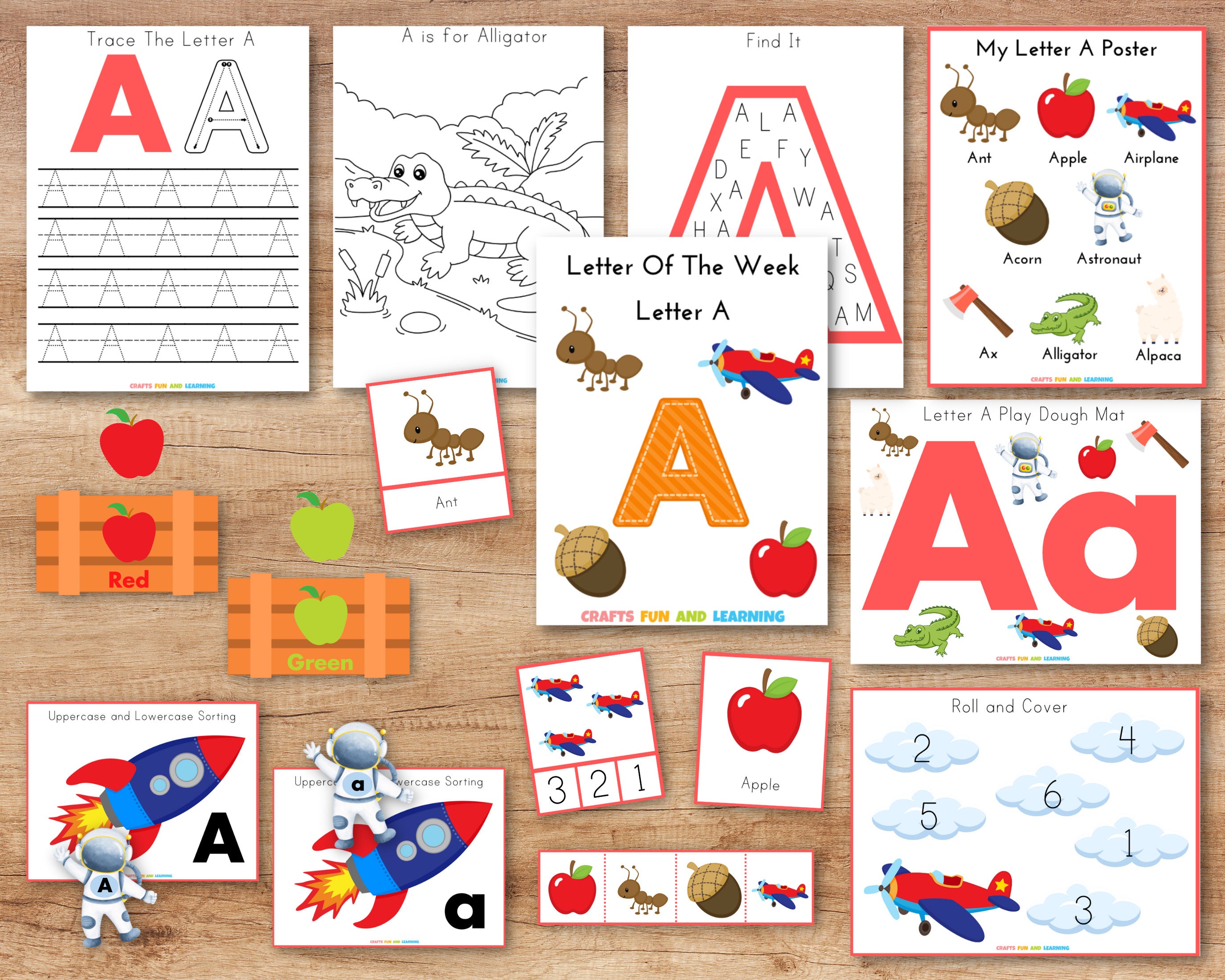 Letter A Preschool Pack