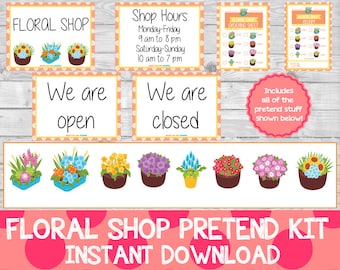 Floral Shop Pretend Kit,