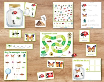 Bug Learning Pack, Insect Unit Study Activities