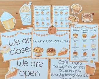 Autumn Comforts Café Pretend Kit