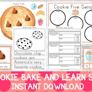 Zestaw do pieczenia ciasteczek i nauki