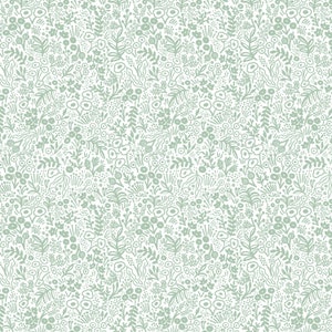 RIFLE PAPER BASICS Tapestry Lace Sage Green Rifle Paper Co - 100% Cotton quilting fabric yardage - RP500-SA1