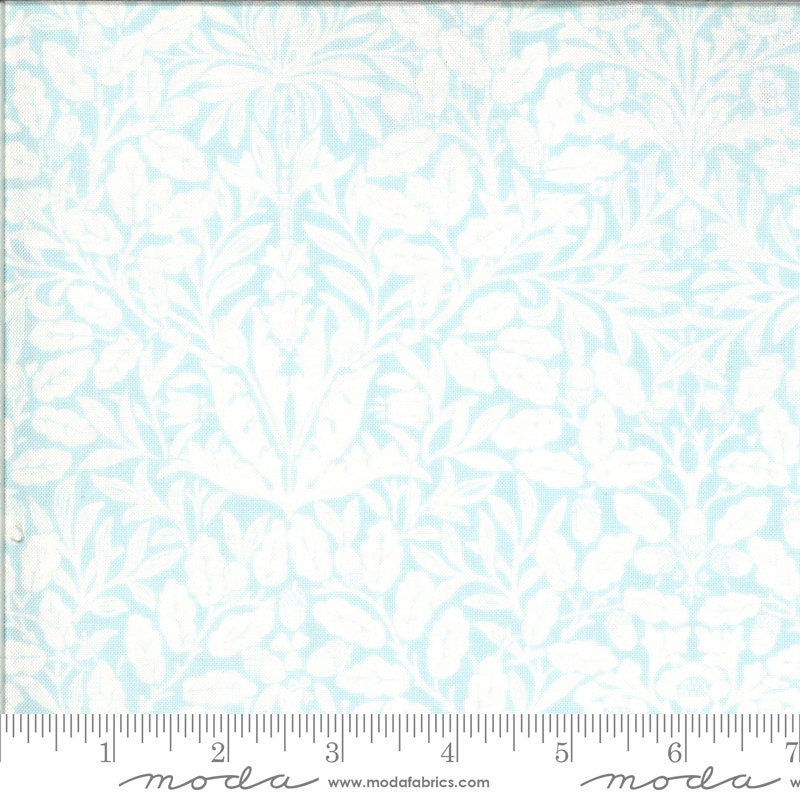 18700LC sweet floral fabric in blue green and gray Dover Layer Cake by Brenda Riddle Designs for Moda Fabrics
