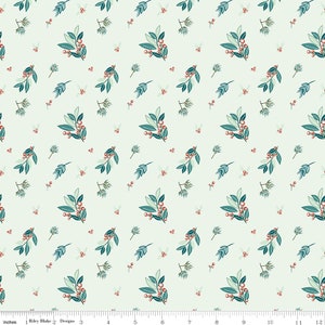 ARRIVAL OF WINTER - Branches - Mist - Sandy Gervais - 100% cotton quilting fabric yardage - Riley Blake Designs