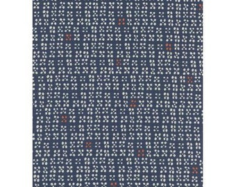 SUNSHINE - Beads Ink Navy Blue - Cotton & Steel - 100% cotton quilting fabric yardage