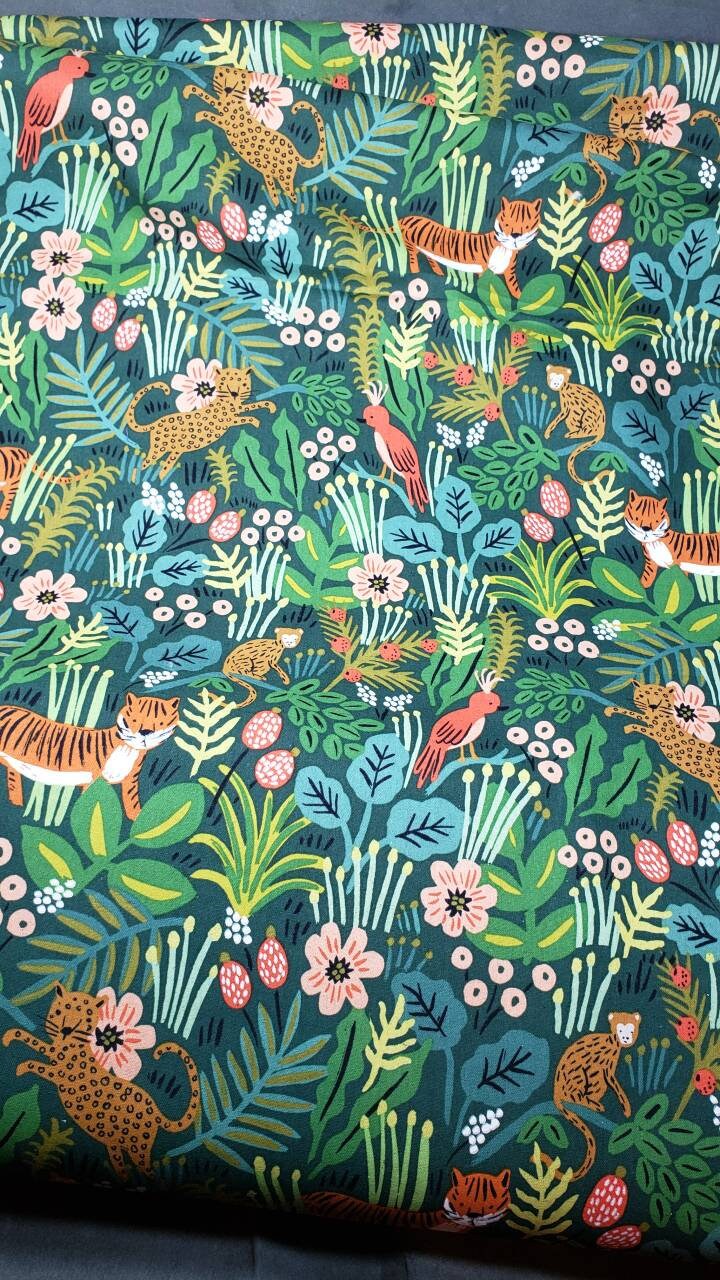 MENAGERIE Tiger CANVAS Rifle Paper Co. Jungle Tiger in - Etsy