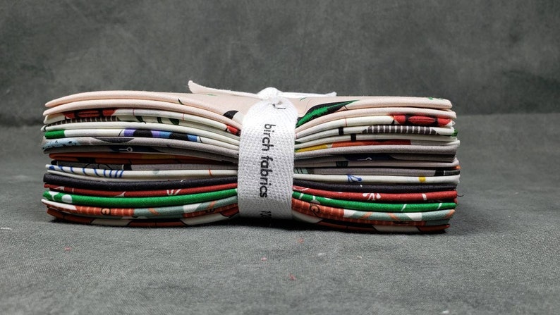 Best of CHARLIE HARPER 14 Fat Quarter bundle Birch Fabric Organic Cotton Poplin Fabric 100/% organic