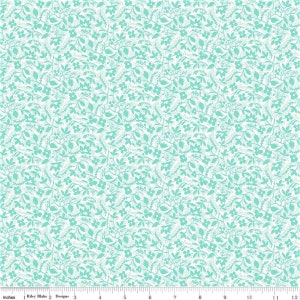 ARTIST&#39;S HOME COLLECTION - Watercolour Garden - Yolande Blossom A - Liberty of London - Cotton quilting fabric - Riley Blake Design