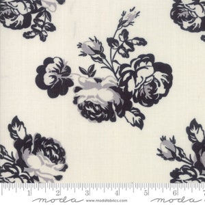 URBAN COTTAGE - Floral Main - Cream - Urban Chiks - 100% Cotton Quilting Fabric Yardage - Moda Fabrics