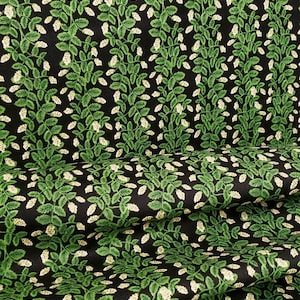 PRIMAVERA - Climbing Vines in Black - Rifle Paper Co - cotton yardage - Rp307-bk2