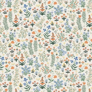 CAMONT - Menagerie Garden - Cream - Rifle Paper Co - 100% cotton quilting fabric yardage