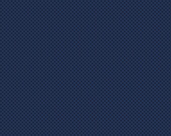 KISSES Navy Riley Blake Designs; new 100% cotton quilting fabric