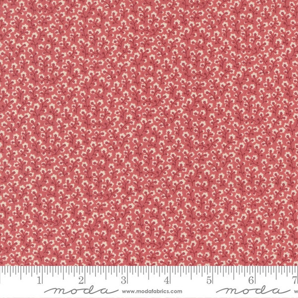 ANTOINETTE Dauphine Faded Red - French General - 100% cotton Quilting Fabric - Moda Fabrics