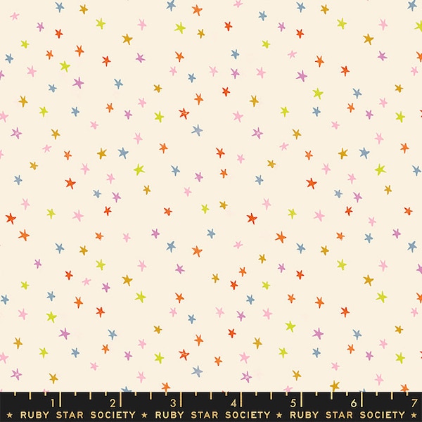 STARRY Mini Starry Multi Alexia Abegg Ruby Star Society 100% Cotton quilting fabric yardage #20