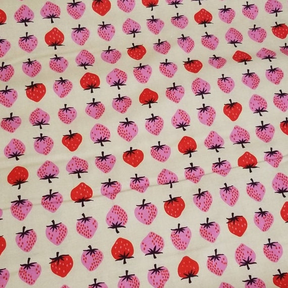 Strawberry Shortcake Girl design cotton quilting fabric *Choose favourite!