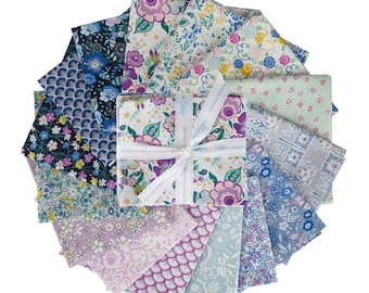 DECO DANCE 15 Fat Quarter bundle - Liberty of London - 100% Cotton quilting fabric bundle