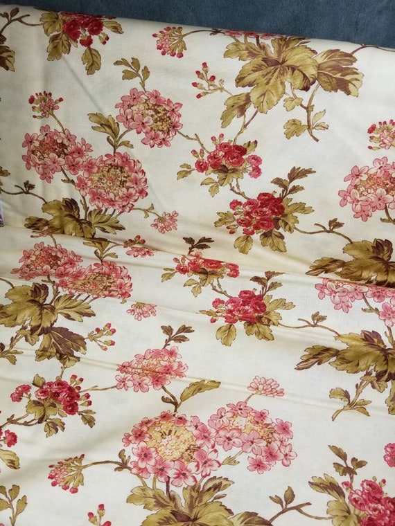 3 Sisters Vin Du Jour Cream Sand overall floral quilting fabric, Moda;  Sold by the half yard
