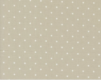 MAGIC DOT Dots Flax Lella Boutique Patriotic Fabric - 100% cotton quilting Fabric yardage - Moda Fabrics