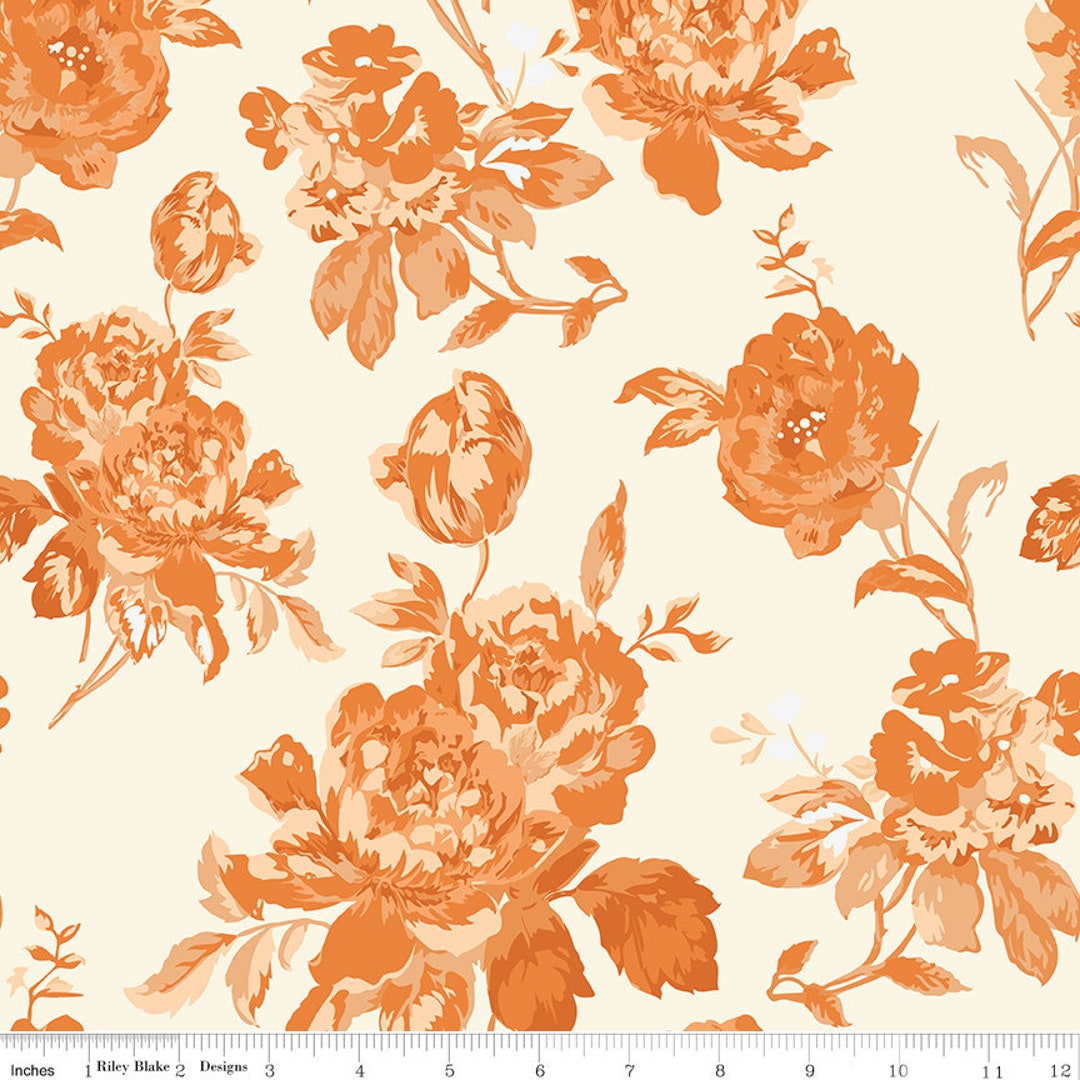 SHADES OF AUTUMN - Main - Floral - Cream - My Minds Eye - Fall - Riley ...