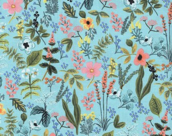 AMALFI Herb Garden Mint Floral Rifle Paper Co #8044-03 100% cotton quilting fabric yardage