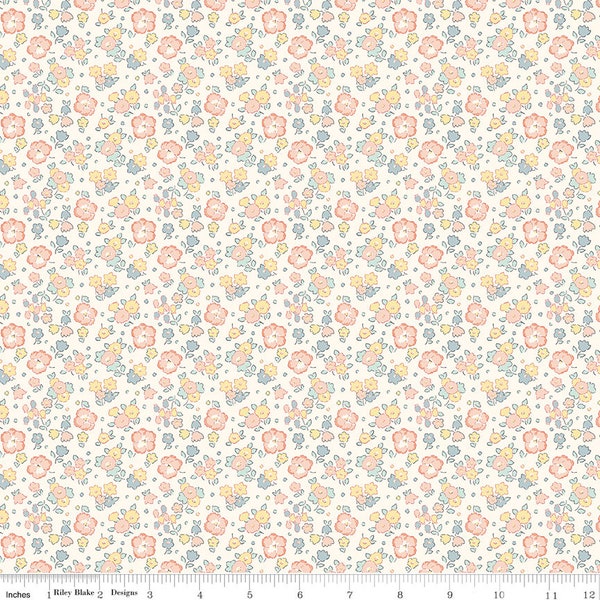 RIVIERA COLLECTION - Seaside Blossom C - Liberty of London - 100% Cotton quilting fabric - Riley Blake Designs
