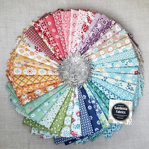 BEE VINTAGE 41 Fat Quarter Hand Cut bundle Lori Holt - 100% cotton quilting fabric bundle - Riley Blake Designs - In STOCK!!!!