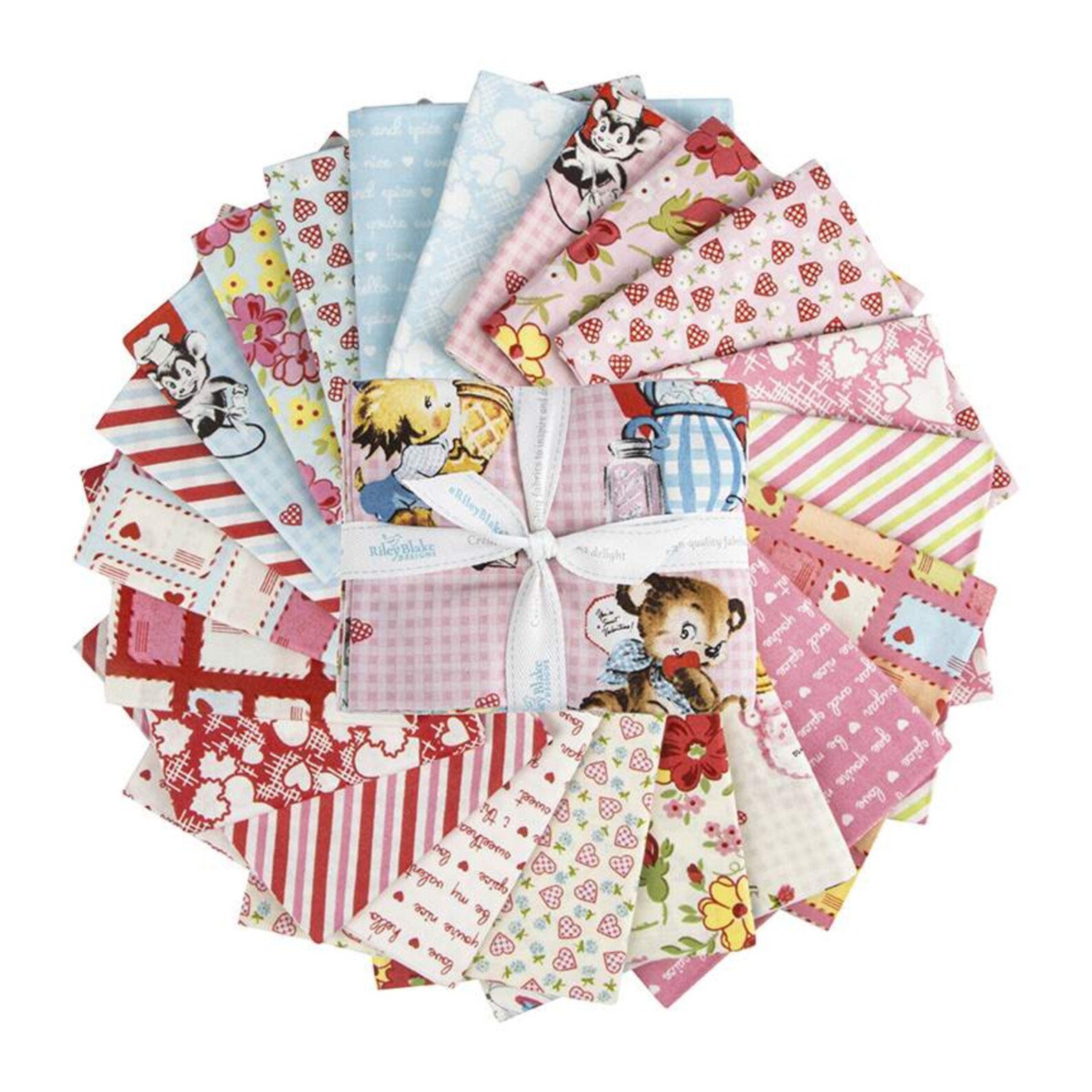 SUGAR AND SPICE 21 Fat Quarter Bundle - Valentines Day - Lindsay Wilkes ...