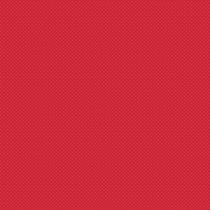 May include: A solid red background with a repeating pattern of small, evenly spaced white dots. The dots are consistent in size and create a textured appearance across the entire surface.