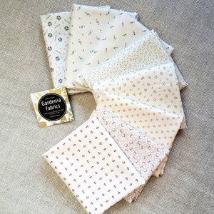 PRAIRIE 8 Fat Quarter - Companion bundle - Low Volume - Lori Holt - 100% cotton quilting fabric - Hand Cut bundle - Riley Blake Designs