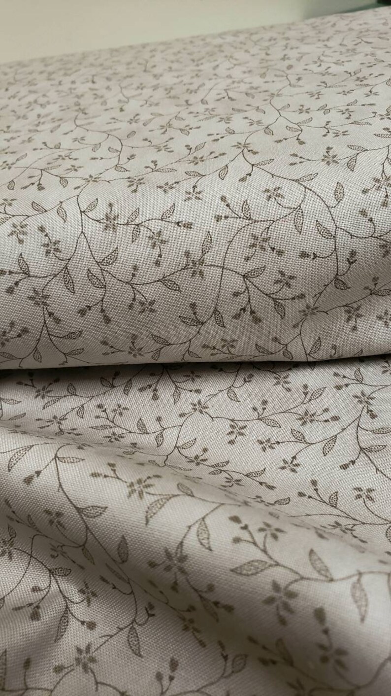 3 Sisters Moda Fabrics 44215-12 MEMOIRS Budding Vines in Silver cotton quilting fabric