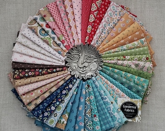 MERCANTILE 46 Fat Quarter bundle Lori Holt Hand Cut Bundle 100% cotton quilting fabric - Riley Blake Designs - In STOCK!!