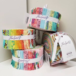 DAYDREAMER Jelly Roll 2.5" Strips Tula Pink - 100% cotton quilting fabric roll - Free Spirit