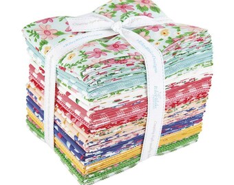 SUMMER PICNIC 24 Fat Quarter Bundle - Melissa Mortenson - new 100% cotton quilting fabric bundle - Riley Blake Designs