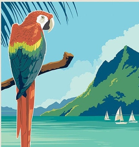 HAWAII DESTINATIONS Hawaii Poster Fabric Panel - Etsy HAWAII DESTINATIONS Hawaii Poster Fabric Panel - Etsy