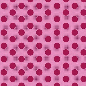 Tilda Medium Dots Maroon 100% cotton quilting fabric yardage