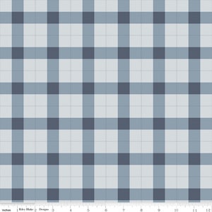 GINGHAM FOUNDRY - Gingham - Mist Blue - My Minds Eye - 100% cotton quilting fabric yardage - Riley Blake Designs
