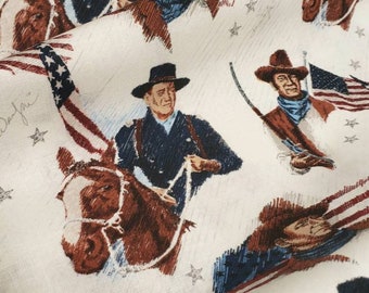 JOHN WAYNE - Americana White - Main - Riley Blake Designs - new cotton quilting fabric yardage