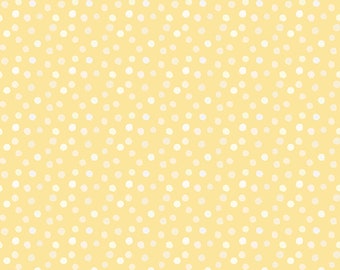 The LITTLEST FAMILY's BIG Day - Dots - Yellow - Emily Winfield Martin - Riley Blake Designs - 100% cotton quilting fabric yardage