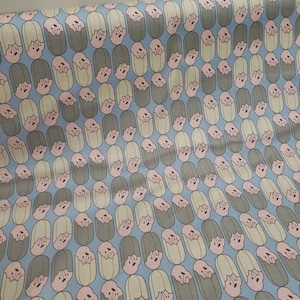 A GHASTLIE BULB - Light Blue - Alexander Henry new 100% cotton quilting fabric