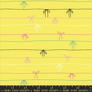 ADORN - Tied Up Blend - Citron - Ruby Star Society - RSS - Cotton yardage quilting fabric - Moda Fabrics