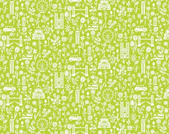 LONDON PARKS City Sights C Liberty of London - 100% Cotton quilting fabric - Riley Blake Designs