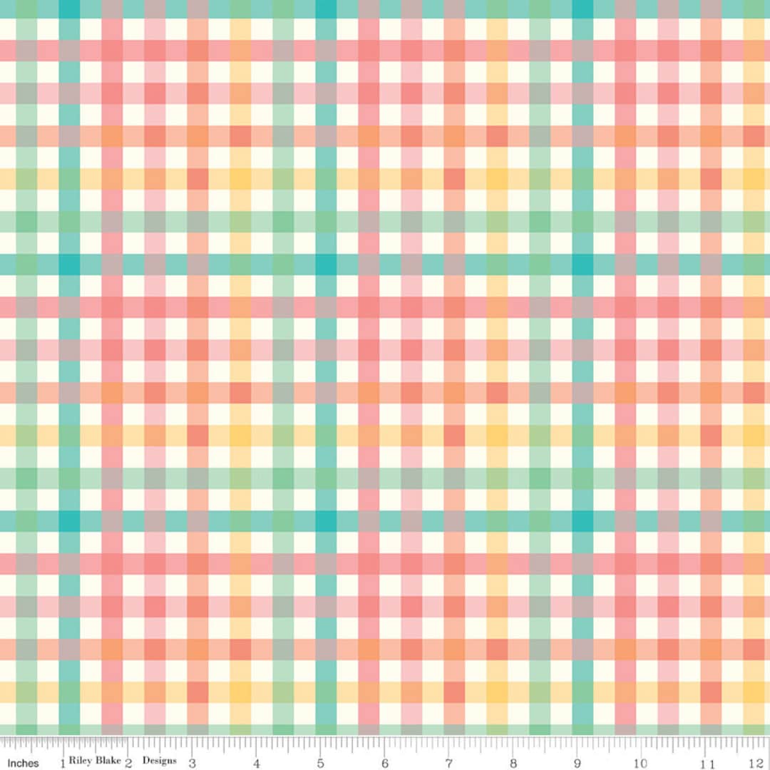 GINGHAM COTTAGE - Gingham (printed) - Multi - Heather Peterson - Riley ...