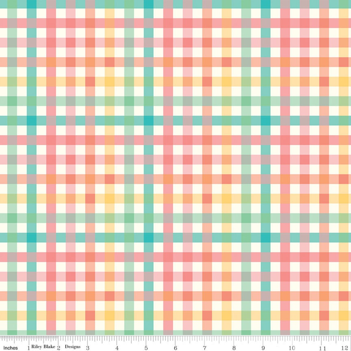 GINGHAM COTTAGE - Gingham (printed) - Multi - Heather Peterson - Riley ...