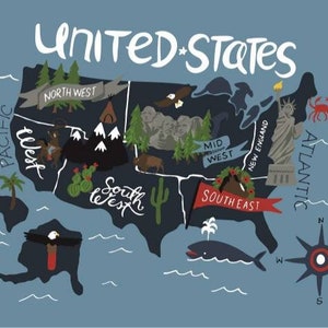 Celebrate America - AMERICA PANEL - Echo Park Paper Co for Riley Blake Designs - new cotton quilting fabric