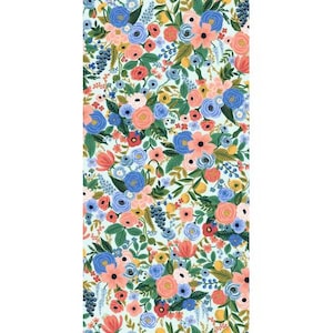Wildwood GARDEN PARTY PETITE Blue garden floral - Rifle Paper Co - #Rp104-Bl2 - 100% cotton quilting fabric yardage