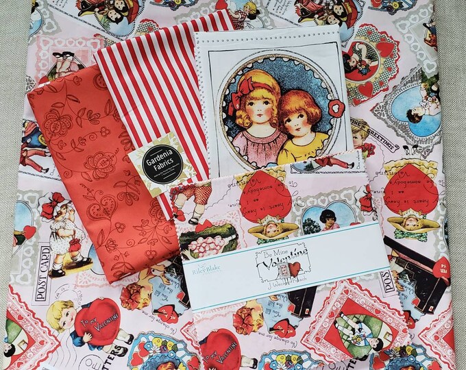 BE MINE VALENTINE - Quilt Kit - Complete With Backing - Valentines Day ...