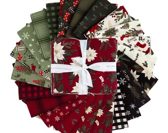 Christmas Fabric Fat Quarter Fabric Bundle Fat Quarters Quilting Fabric