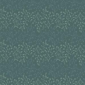 GATHERED - Verdure Spruce - Bonnie Christine - 205 high thread count 100% cotton quilting fabric, Art Gallery Fabrics