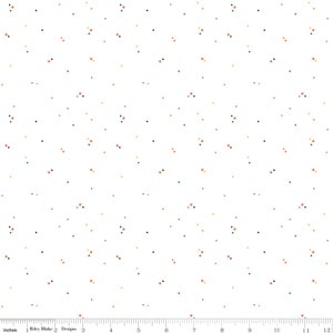 HAUNTED ADVENTURE - Stars - White - Low Volume - Halloween - Beverly McCullough - 100% cotton quilting fabric yardage - Riley Blake Designs