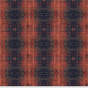 ABANDONED 2 - Saint Concerto - Rust - Tim Holtz Eclectic Elements - 100% cotton quilting fabric yardage - Free Spirit fabrics